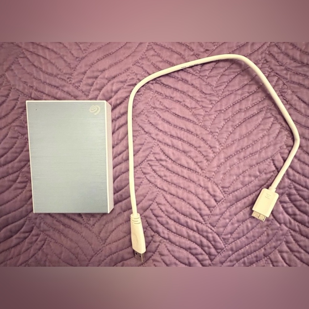 Barely use Seagate external hard Drive